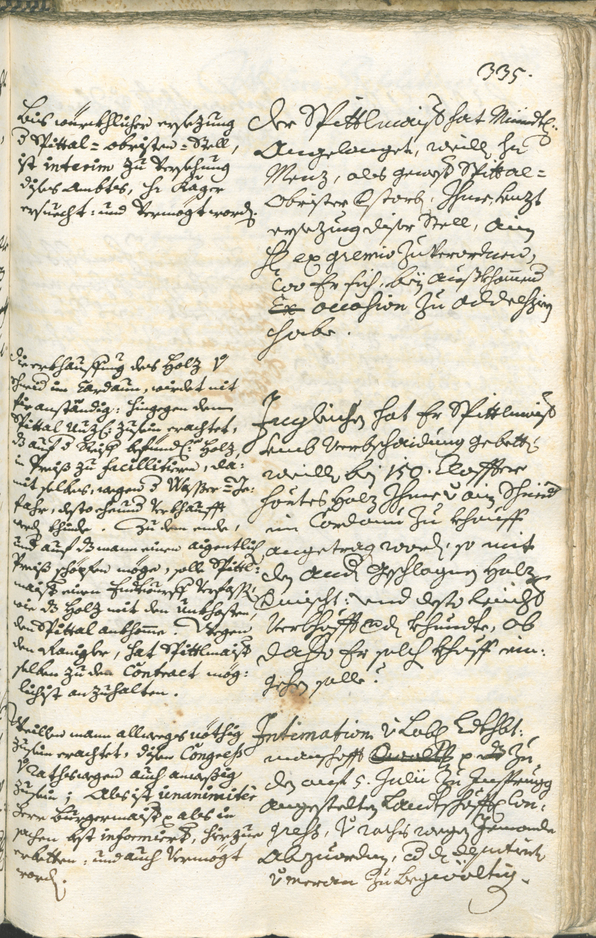 Archivio Storico della Città di Bolzano - BOhisto protocollo consiliare 1732/35 