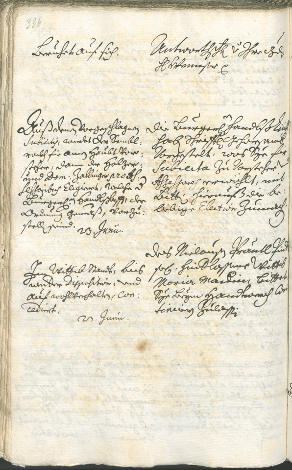 Civic Archives of Bozen-Bolzano - BOhisto Ratsprotokoll 1732/35 