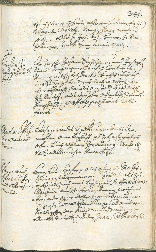 Archivio Storico della Città di Bolzano - BOhisto protocollo consiliare 1732/35 