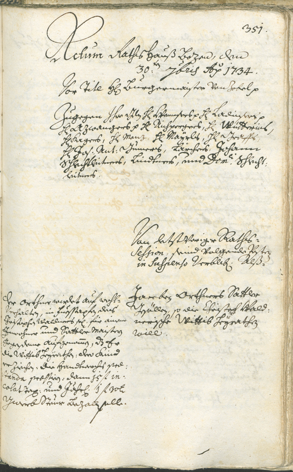 Civic Archives of Bozen-Bolzano - BOhisto Ratsprotokoll 1732/35 