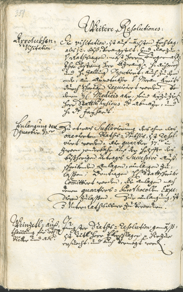 Civic Archives of Bozen-Bolzano - BOhisto Ratsprotokoll 1732/35 