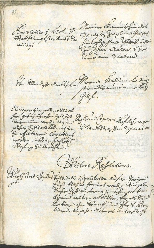 Civic Archives of Bozen-Bolzano - BOhisto Ratsprotokoll 1732/35 