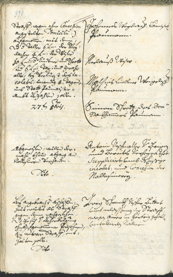 Stadtarchiv Bozen - BOhisto Ratsprotokoll 1732/35 