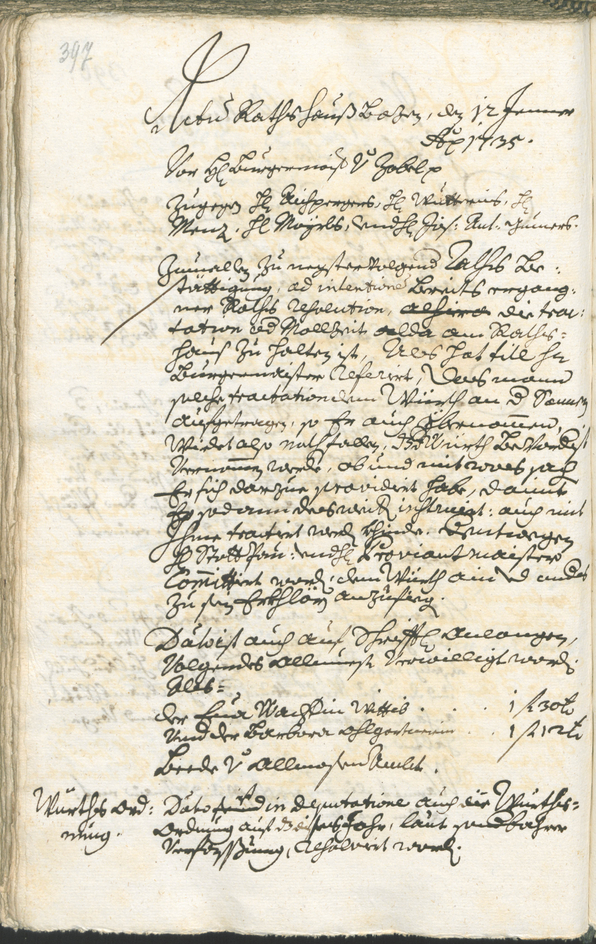 Archivio Storico della Città di Bolzano - BOhisto protocollo consiliare 1732/35 