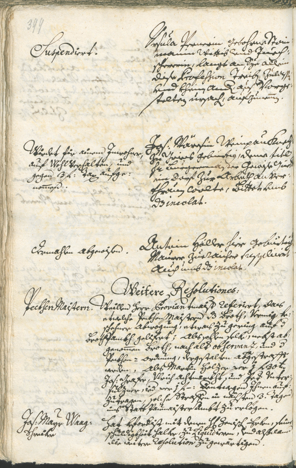 Civic Archives of Bozen-Bolzano - BOhisto Ratsprotokoll 1732/35 