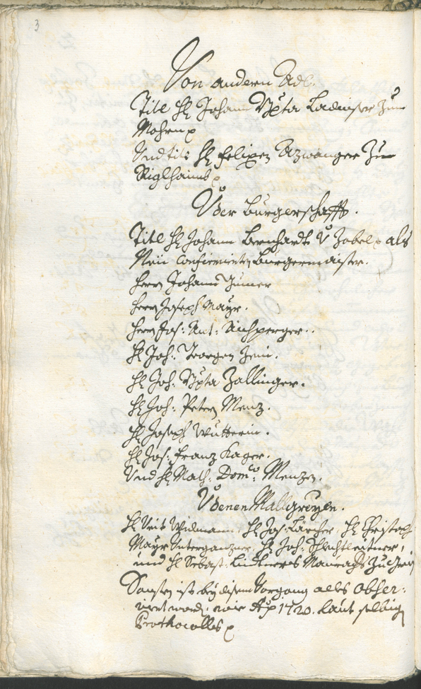 Civic Archives of Bozen-Bolzano - BOhisto Ratsprotokoll 1732/35 