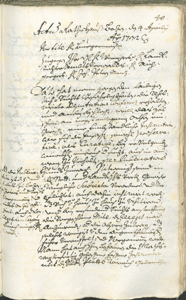 Archivio Storico della Città di Bolzano - BOhisto protocollo consiliare 1732/35 