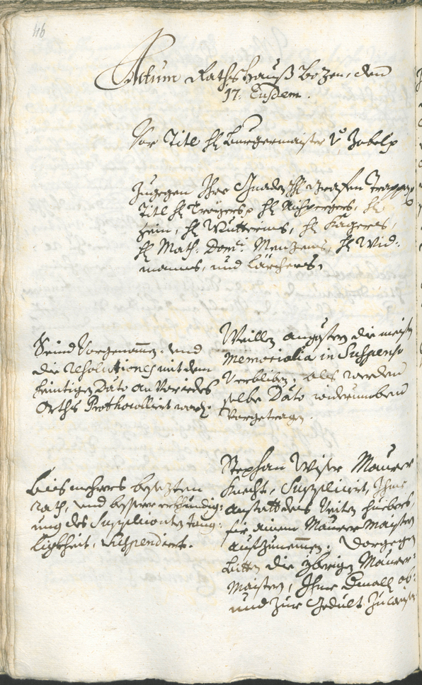 Archivio Storico della Città di Bolzano - BOhisto protocollo consiliare 1732/35 