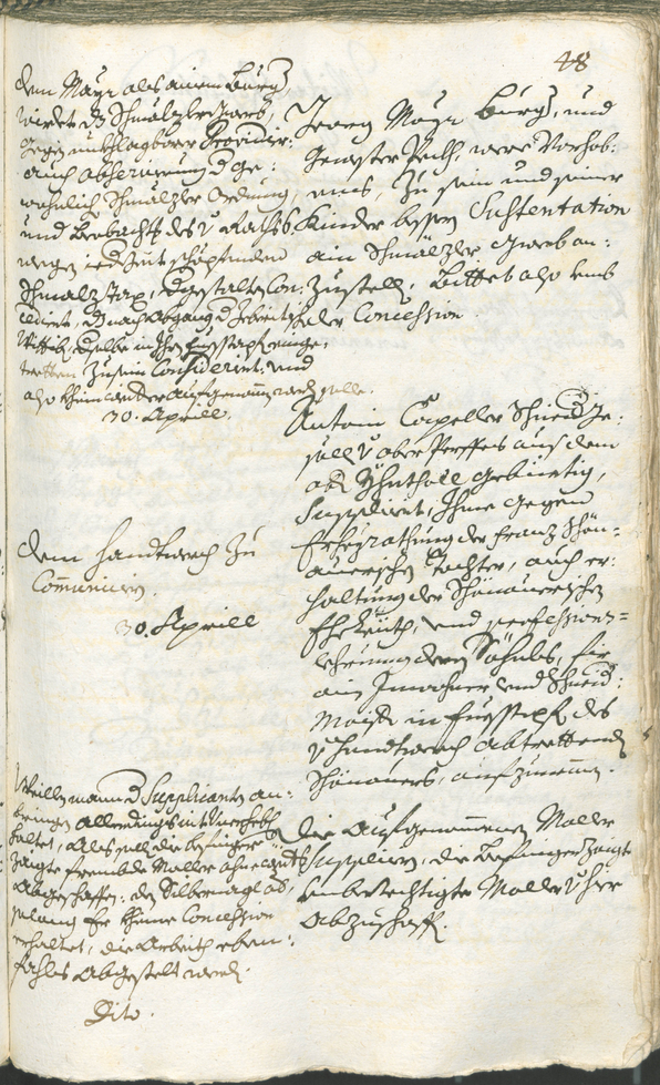 Civic Archives of Bozen-Bolzano - BOhisto Ratsprotokoll 1732/35 