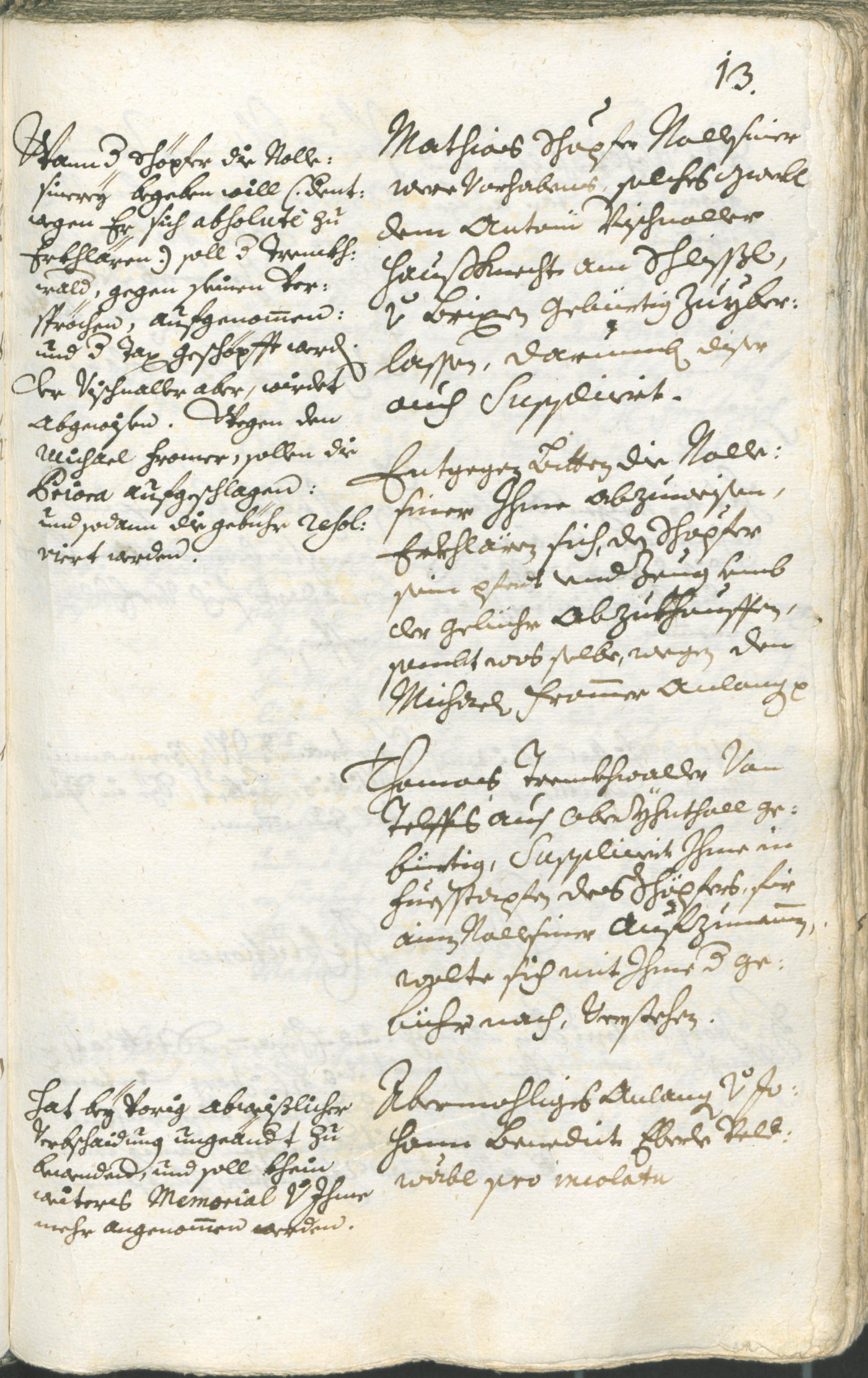 Stadtarchiv Bozen - BOhisto Ratsprotokoll 1732/35 