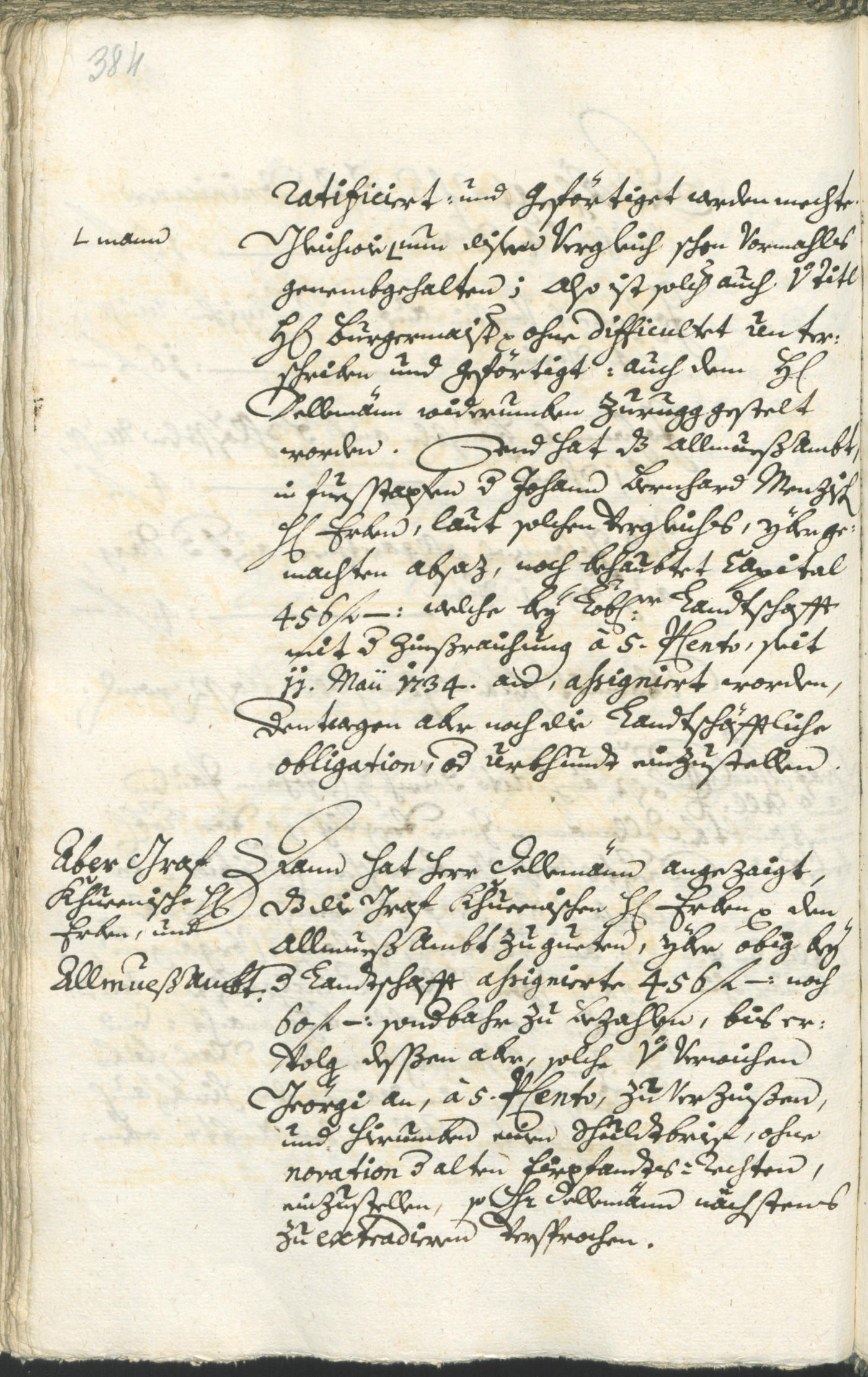 Civic Archives of Bozen-Bolzano - BOhisto Ratsprotokoll 1732/35 