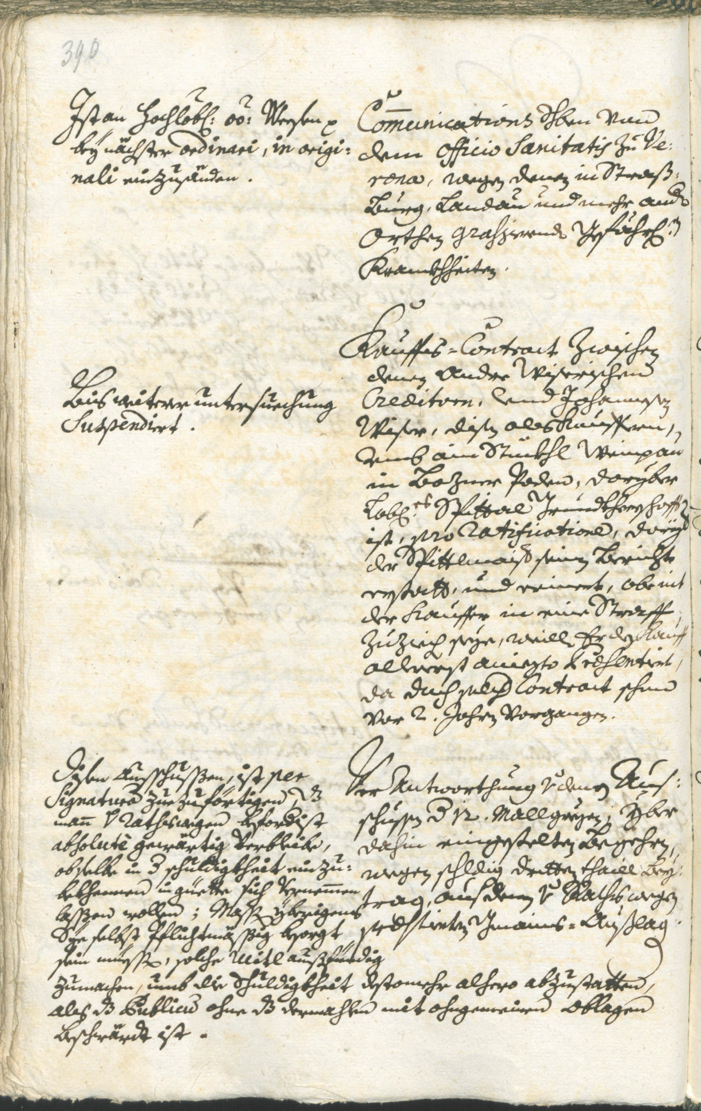 Stadtarchiv Bozen - BOhisto Ratsprotokoll 1732/35 