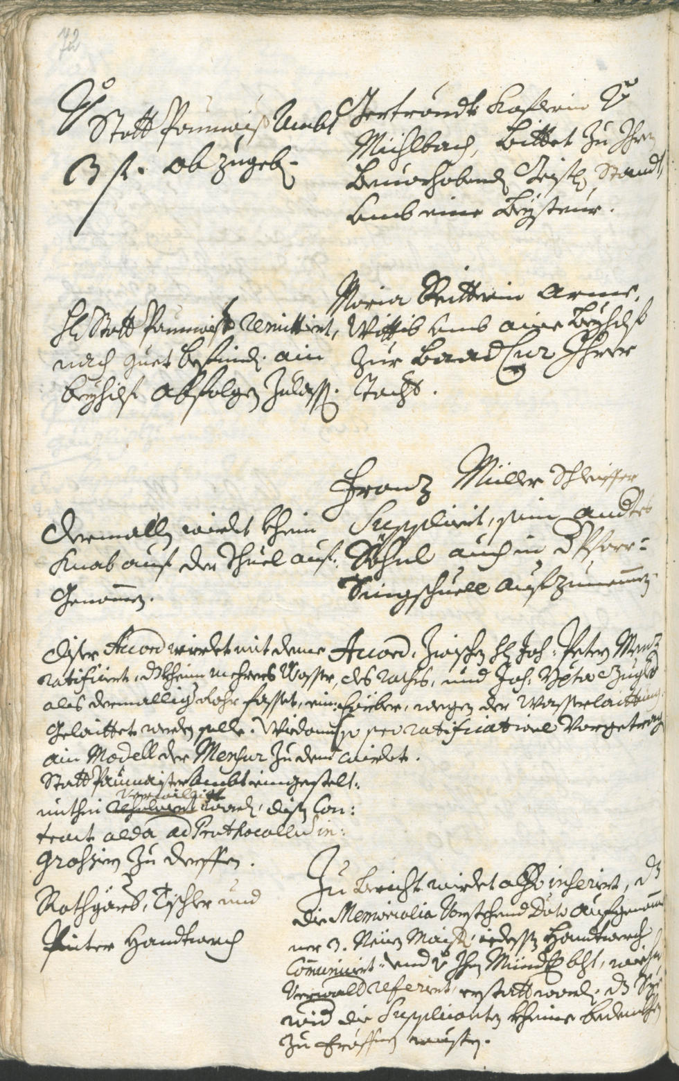 Stadtarchiv Bozen - BOhisto Ratsprotokoll 1732/35 