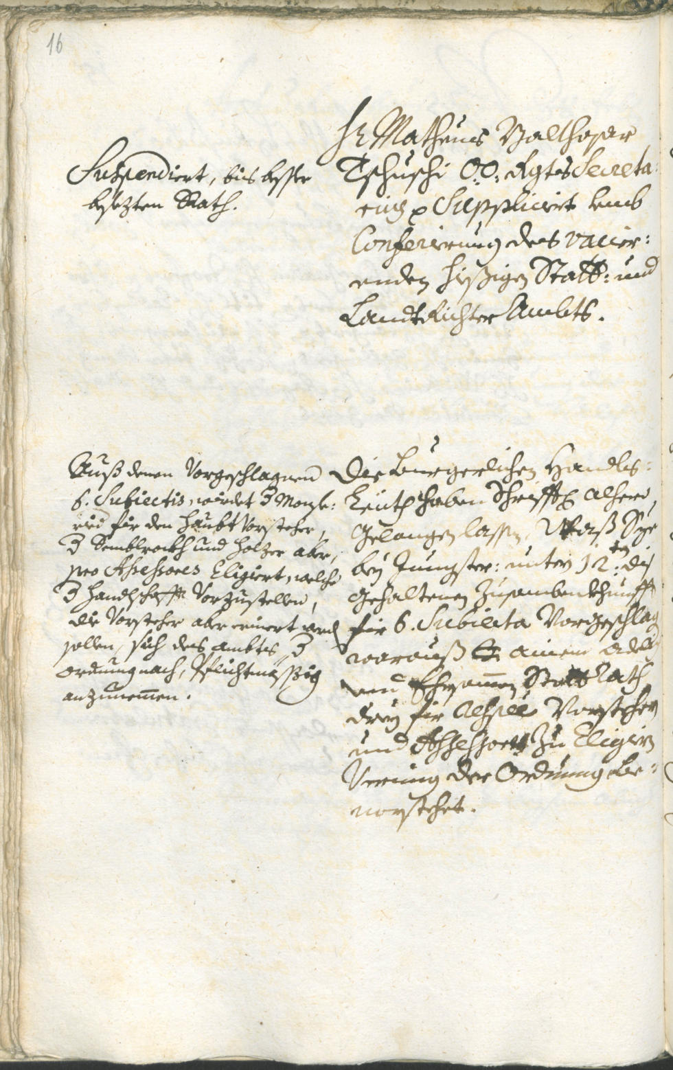 Stadtarchiv Bozen - BOhisto Ratsprotokoll 1732/35 