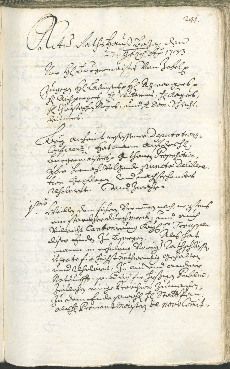 Civic Archives of Bozen-Bolzano - BOhisto Ratsprotokoll 1732/35 