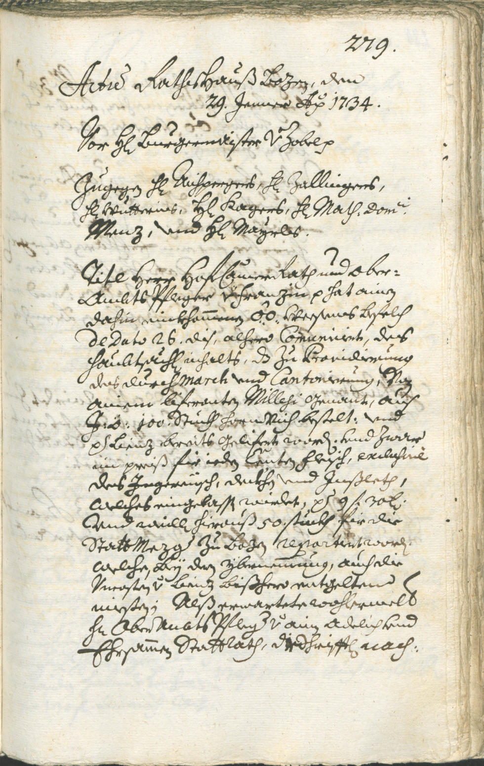 Archivio Storico della Città di Bolzano - BOhisto protocollo consiliare 1732/35 