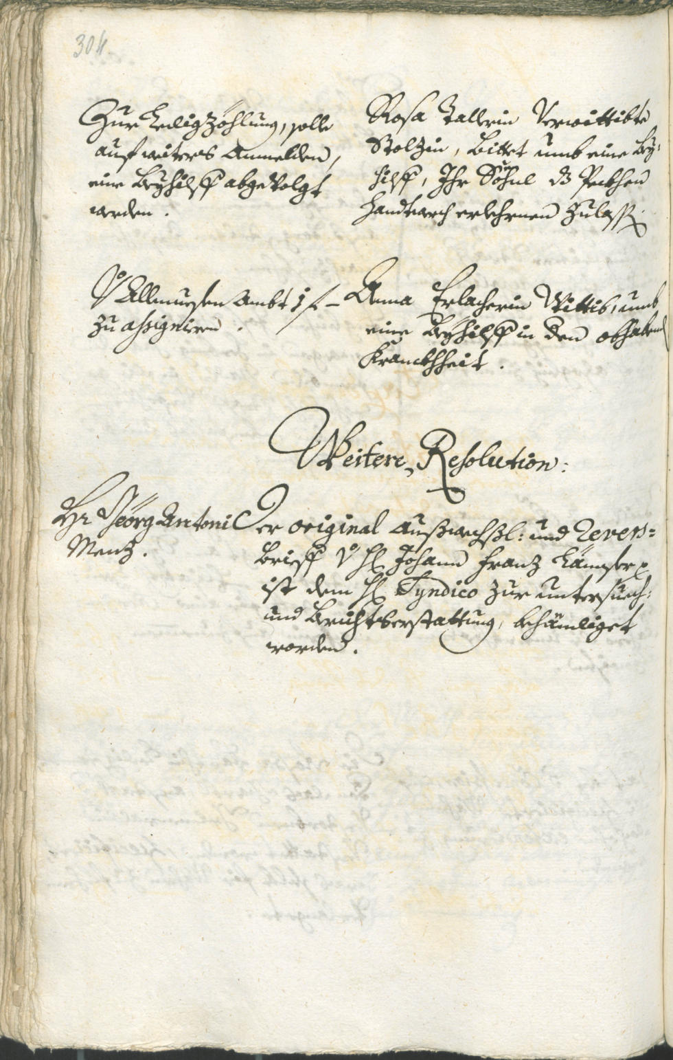 Civic Archives of Bozen-Bolzano - BOhisto Ratsprotokoll 1732/35 