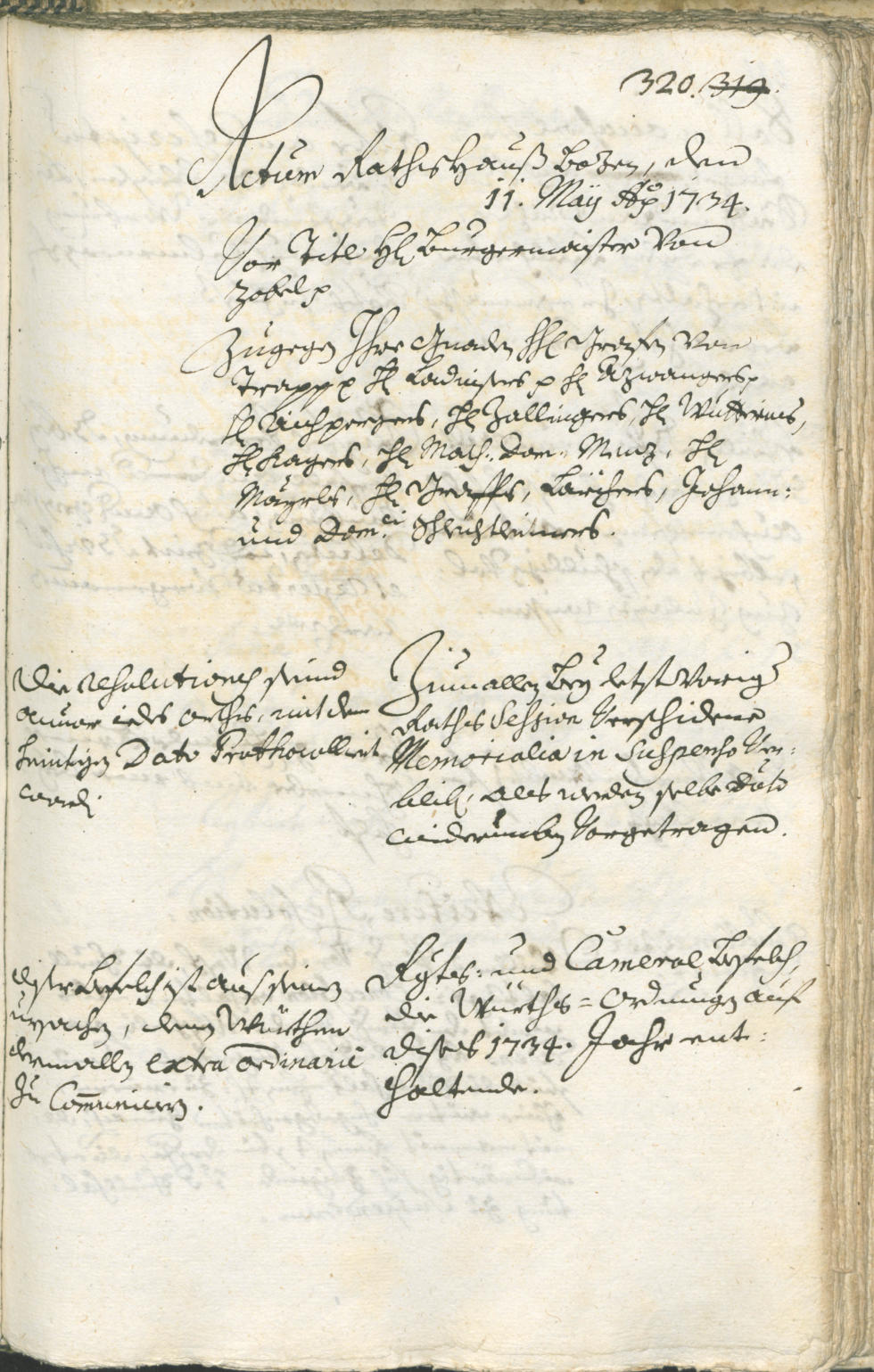 Civic Archives of Bozen-Bolzano - BOhisto Ratsprotokoll 1732/35 