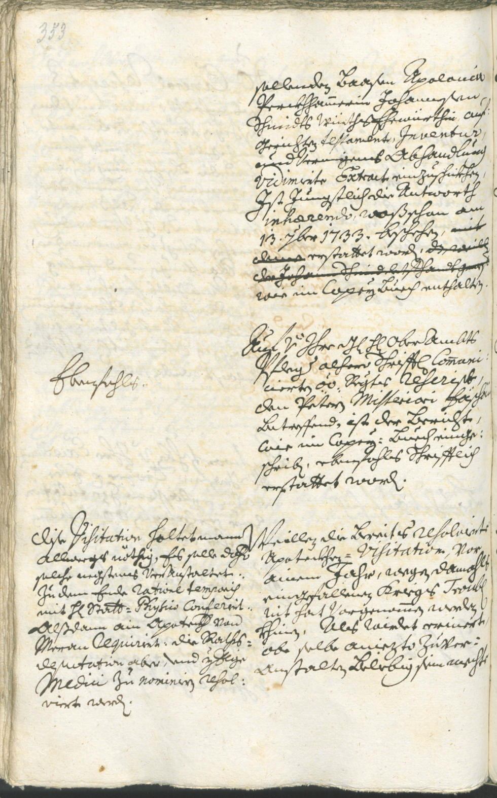 Civic Archives of Bozen-Bolzano - BOhisto Ratsprotokoll 1732/35 