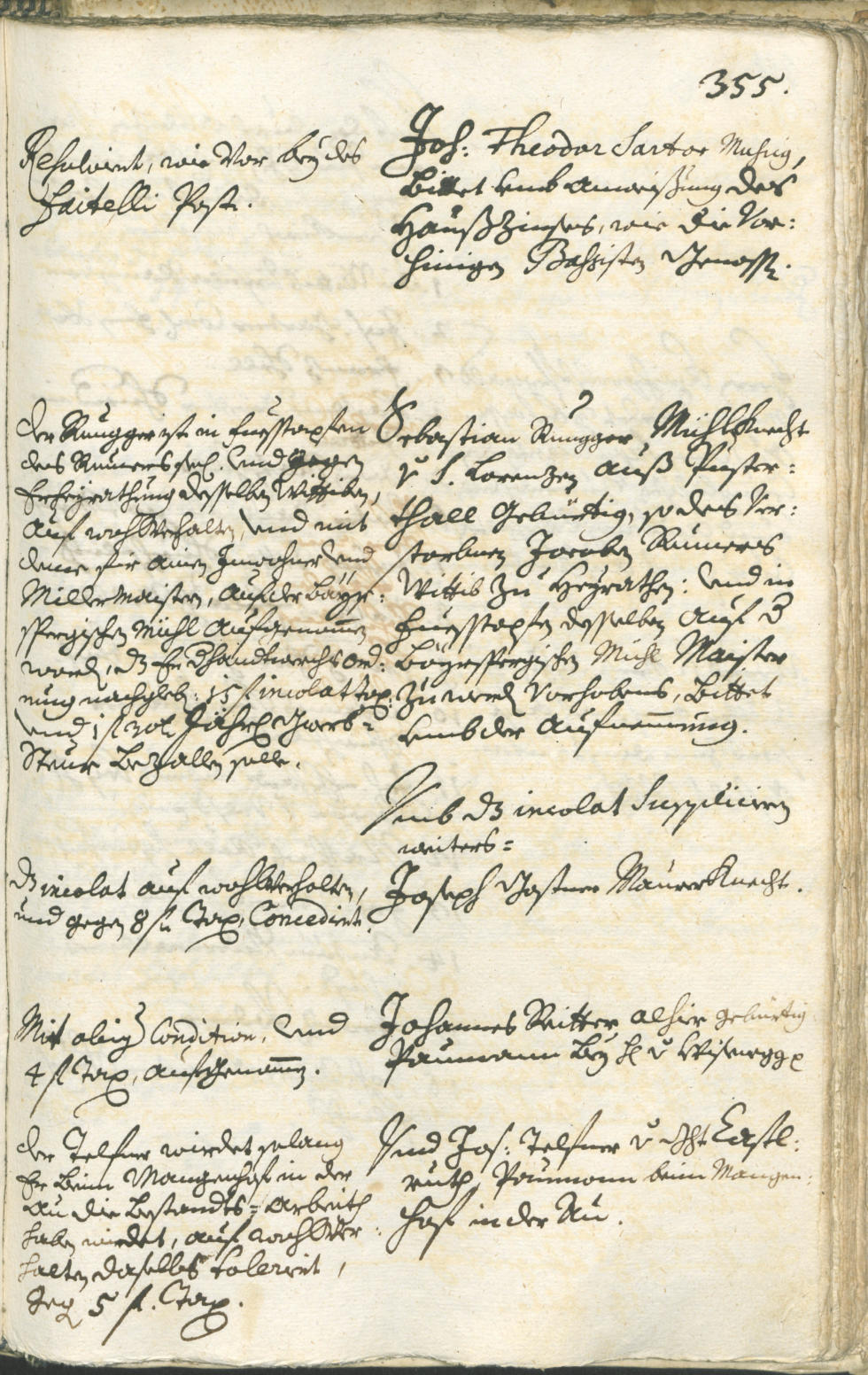 Stadtarchiv Bozen - BOhisto Ratsprotokoll 1732/35 