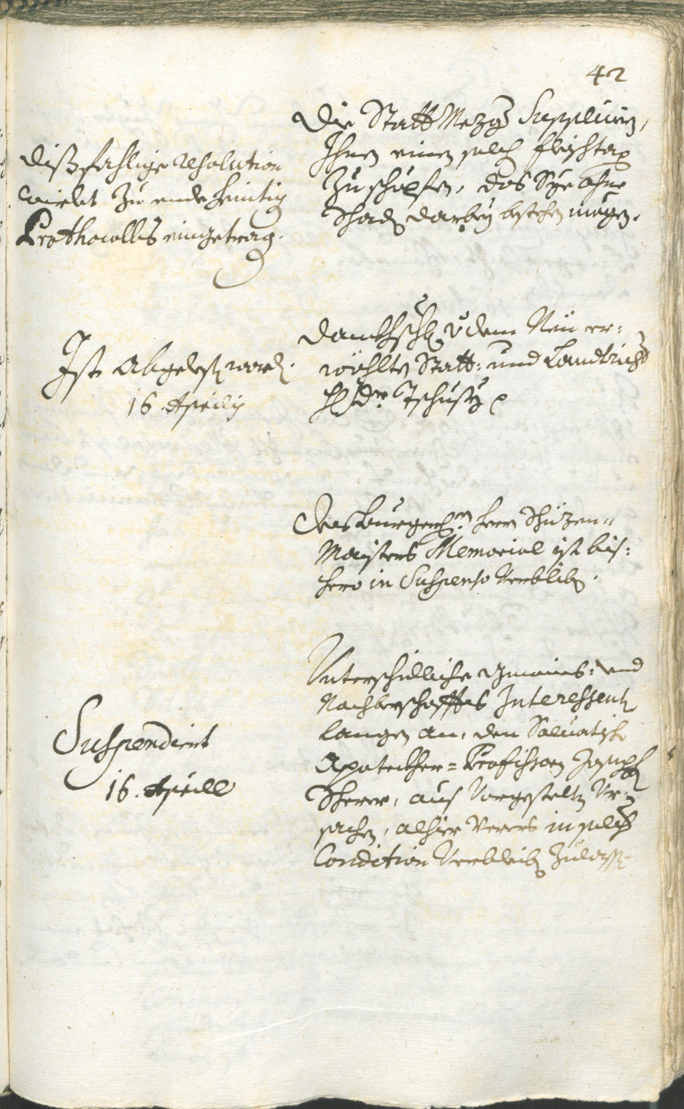 Archivio Storico della Città di Bolzano - BOhisto protocollo consiliare 1732/35 