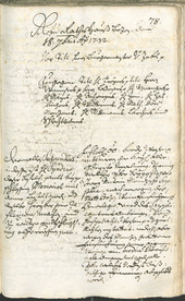 Stadtarchiv Bozen - BOhisto Ratsprotokoll 1732/35 - 