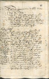Stadtarchiv Bozen - BOhisto Ratsprotokoll 1732/35 - 