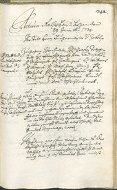 Stadtarchiv Bozen - BOhisto Ratsprotokoll 1732/35 - 
