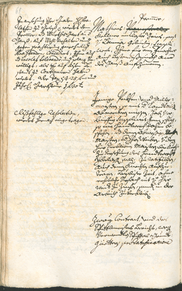 Archivio Storico della Città di Bolzano - BOhisto protocollo consiliare 1735/38 