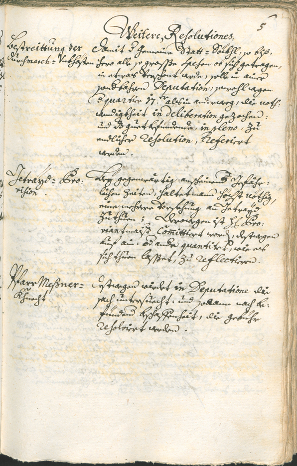 Civic Archives of Bozen-Bolzano - BOhisto Ratsprotokoll 1735/38 