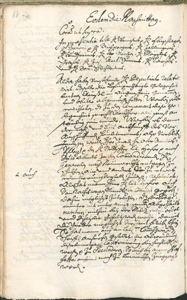 Archivio Storico della Città di Bolzano - BOhisto protocollo consiliare 1735/38 