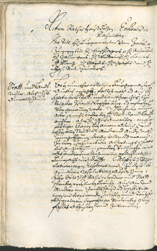 Archivio Storico della Città di Bolzano - BOhisto protocollo consiliare 1735/38 