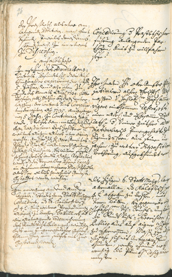 Civic Archives of Bozen-Bolzano - BOhisto Ratsprotokoll 1735/38 