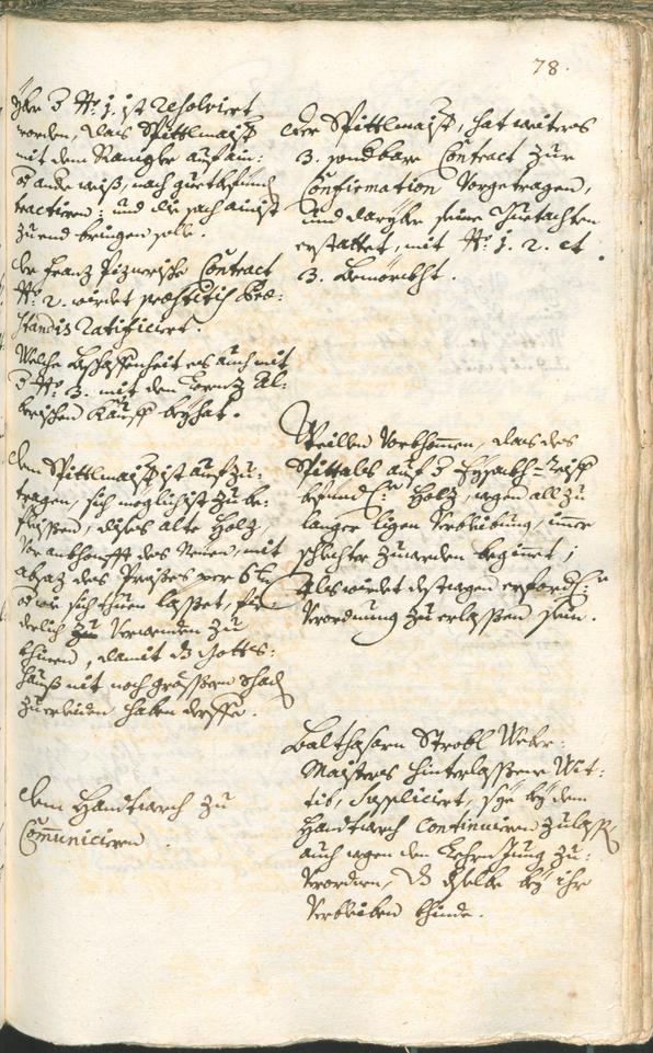 Civic Archives of Bozen-Bolzano - BOhisto Ratsprotokoll 1735/38 