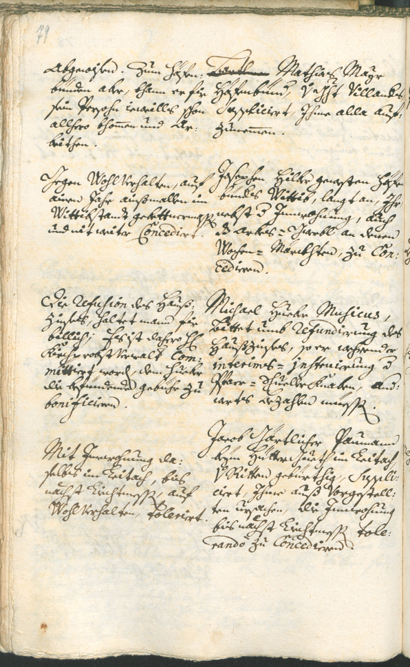 Civic Archives of Bozen-Bolzano - BOhisto Ratsprotokoll 1735/38 