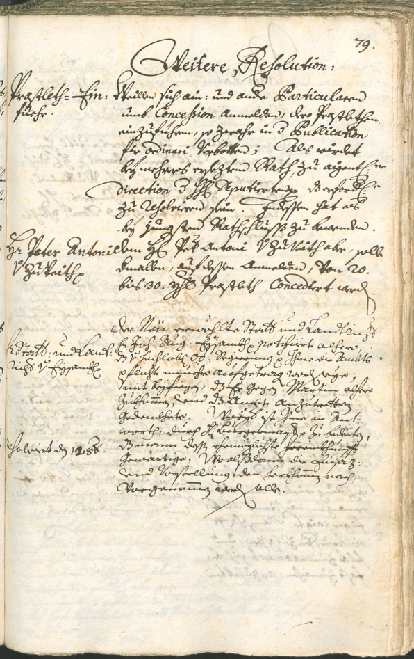 Civic Archives of Bozen-Bolzano - BOhisto Ratsprotokoll 1735/38 