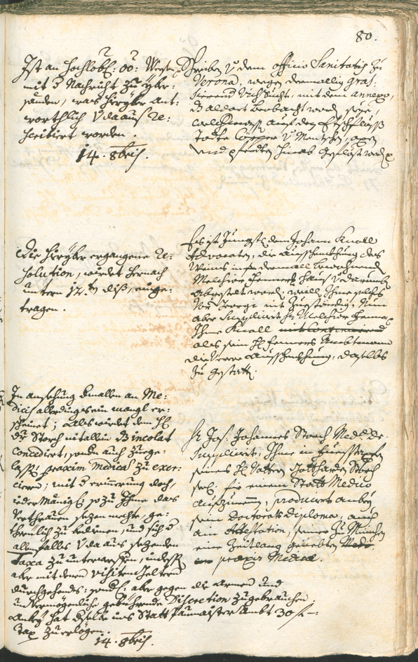 Civic Archives of Bozen-Bolzano - BOhisto Ratsprotokoll 1735/38 