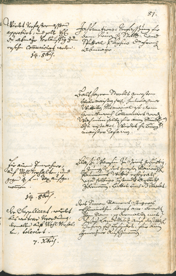 Archivio Storico della Città di Bolzano - BOhisto protocollo consiliare 1735/38 