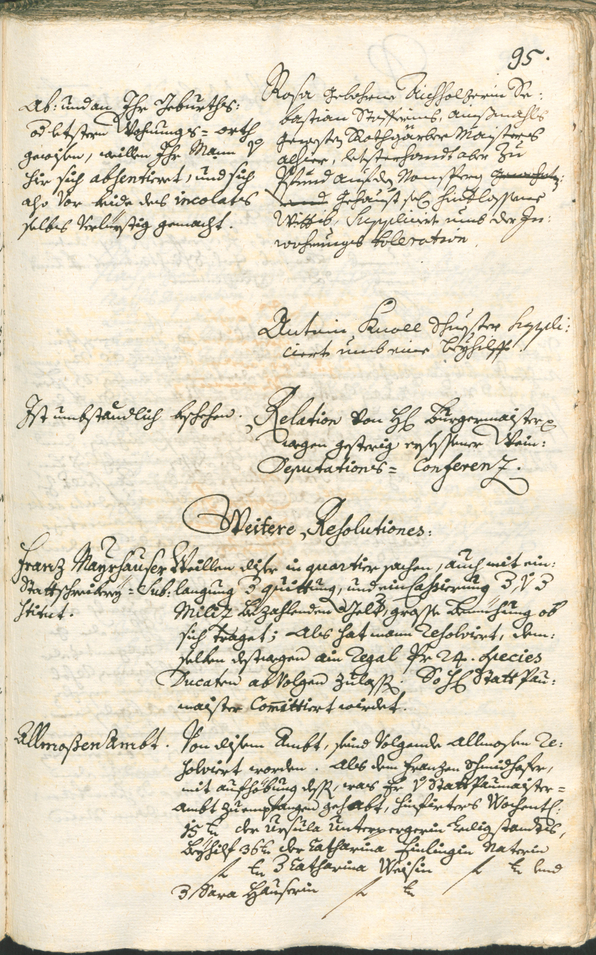 Civic Archives of Bozen-Bolzano - BOhisto Ratsprotokoll 1735/38 