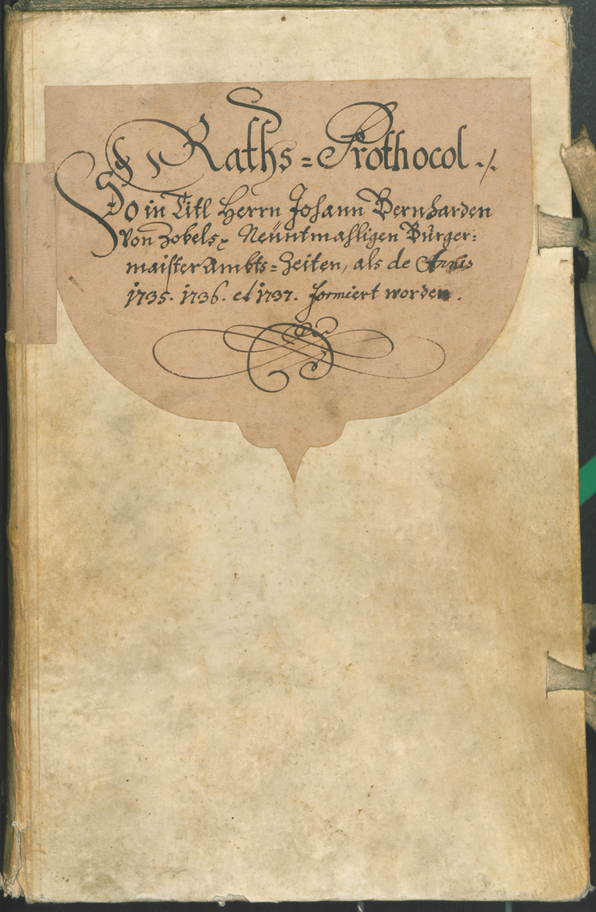 Archivio Storico della Città di Bolzano - BOhisto protocollo consiliare 1735/38 