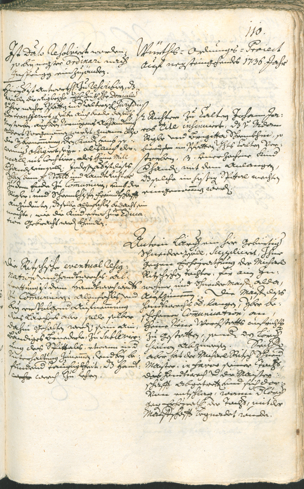 Stadtarchiv Bozen - BOhisto Ratsprotokoll 1735/38 