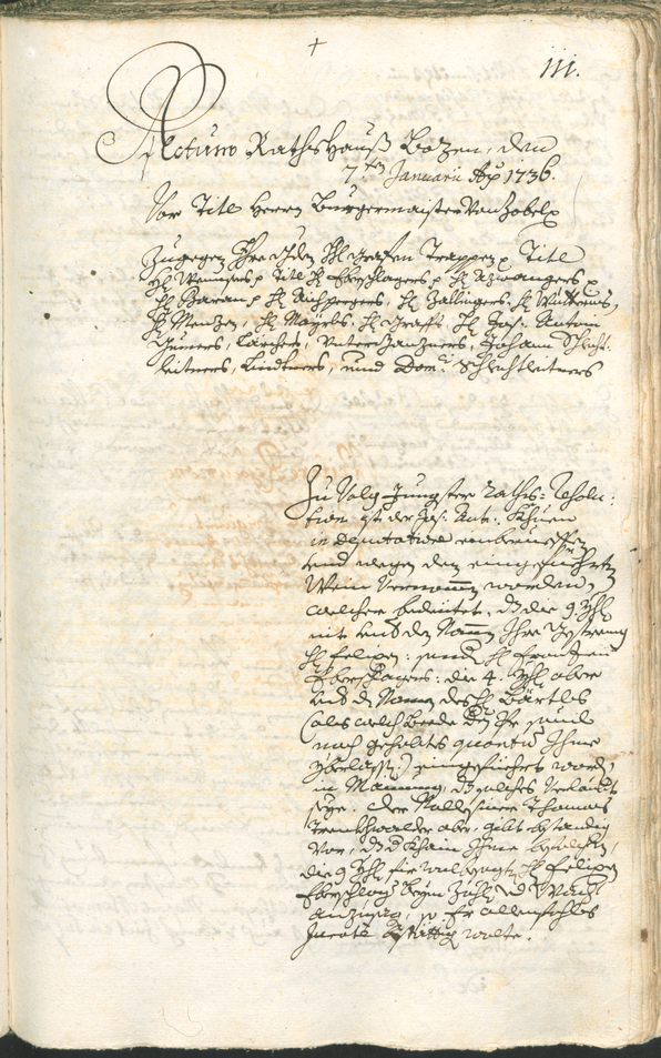 Archivio Storico della Città di Bolzano - BOhisto protocollo consiliare 1735/38 