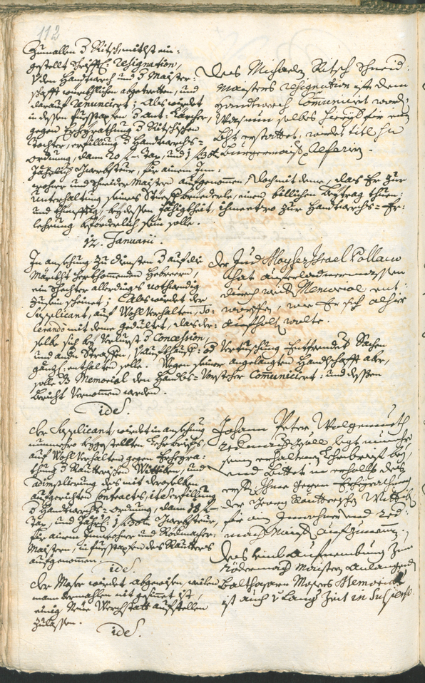 Civic Archives of Bozen-Bolzano - BOhisto Ratsprotokoll 1735/38 