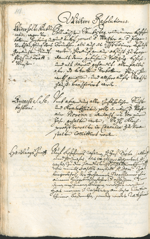 Archivio Storico della Città di Bolzano - BOhisto protocollo consiliare 1735/38 