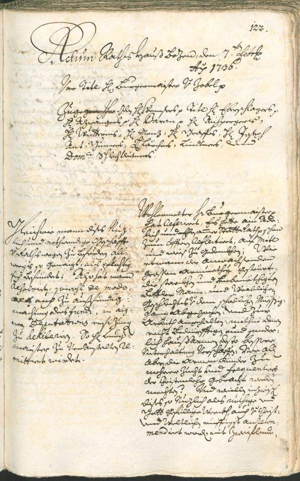 Archivio Storico della Città di Bolzano - BOhisto protocollo consiliare 1735/38 