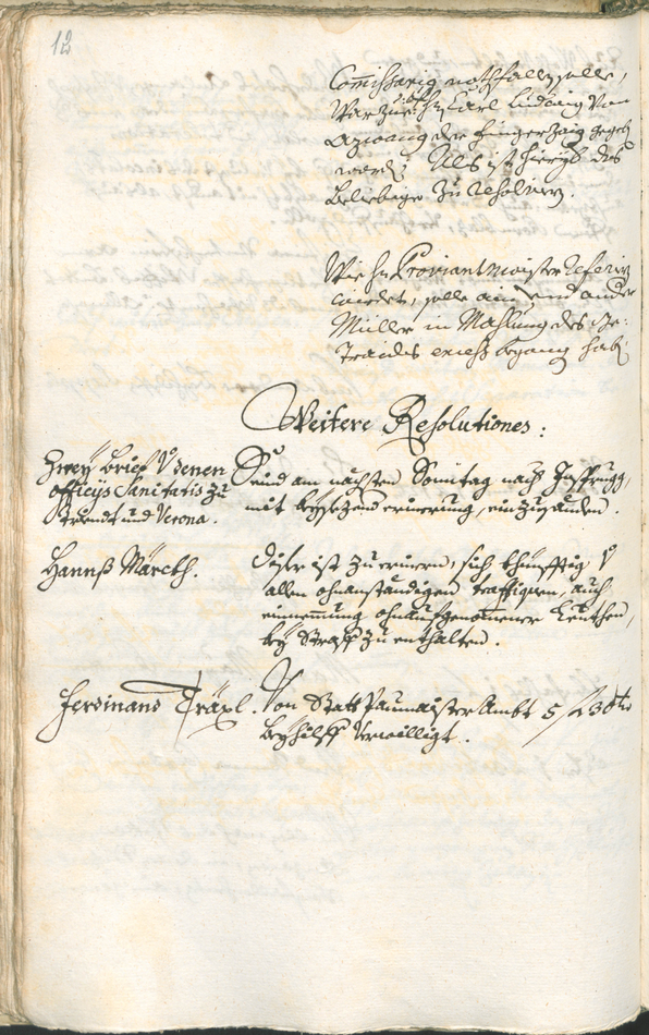 Civic Archives of Bozen-Bolzano - BOhisto Ratsprotokoll 1735/38 