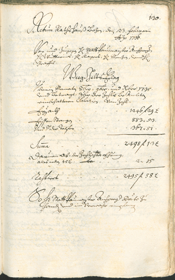 Civic Archives of Bozen-Bolzano - BOhisto Ratsprotokoll 1735/38 