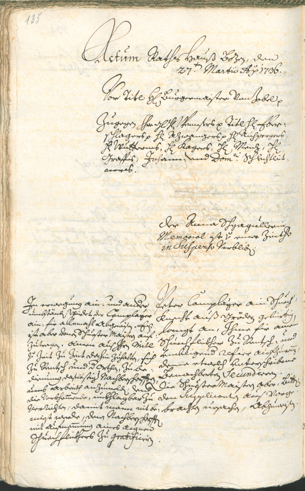 Civic Archives of Bozen-Bolzano - BOhisto Ratsprotokoll 1735/38 