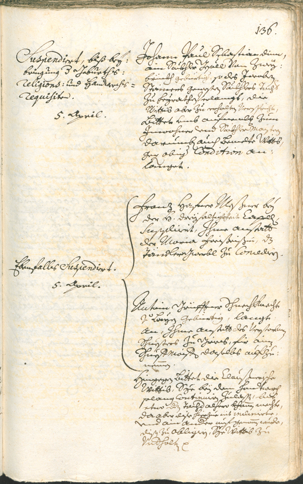 Archivio Storico della Città di Bolzano - BOhisto protocollo consiliare 1735/38 