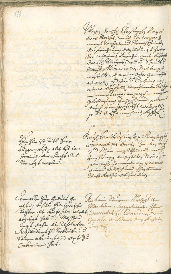 Civic Archives of Bozen-Bolzano - BOhisto Ratsprotokoll 1735/38 